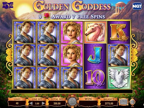free golden goddess slot machine  Play slot here: Golden Goddess slot by IGT comes with 5 reels and 40 paylines & bet range from 4